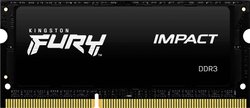 Kingston FURY Impact Pamięć robocza do laptopów - moduł  DDR3L 8 GB 1 x 8 GB  1866 MHz 204 pin SO-DIMM CL11 KF318LS11IB/8
