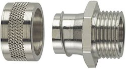 Śrubunek wężowy HellermannTyton HelaGuard PSC25-FM-M25, O 21.1 mm, metalowy