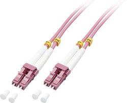 Kabel światłowodowy LINDY LINDY LWL-Duplexkabel LC/LC OM4 15m 46345, złącze męskie LC, złącze męskie LC, 15.00 m