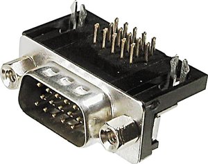 Listwa męska D-Sub TRU COMPONENTS TC-A-HDS 26 A-KG/T-203 1586482, styki: 26, 1 szt.