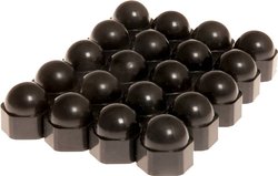 HP Autozubehör Nasadka na śrubę radełkowaną Pasuje do śrub 17 mm czarny tworzywo sztuczne