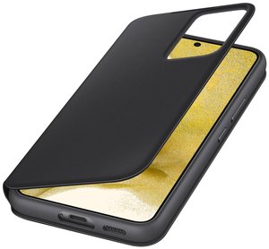 Samsung Clear View Cover Case Samsung Galaxy S22 czarny Odporny na wstrząsy