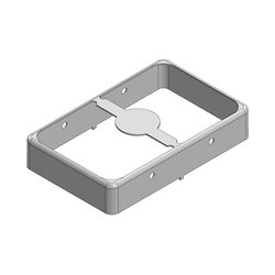 35,3 x 22,3 x 6,4 mm Dwuczęściowa, ciągniona bezszwowo osłona RF/ramka osłony EMI (CRS) Ekranowa rama osłonowa Masach TECH EMI/RFI-Abschirmung MS353-20F, 1 szt.