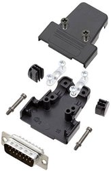 Zestaw listew męskich D-Sub TRU COMPONENTS TCTRIP15DMPK 7708436, rzędy: 2, styki: 15, 180 °, 1 szt.