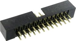 TRU COMPONENTS 1589714 Złącze żeńskie bez dźwigni usuwania Siatka: 2 mm Ilośc pinów: 40 Ilość rzędów: 2 1 szt.