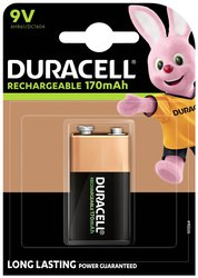 Akumulator 9 V, NiMH Duracell 056008, 170 mAh, 8.4 V, 1 szt.