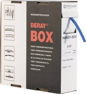Rurka termokurczliwa bez kleju DSG Canusa DERAY-Box 8610048502, 2:1, od 4.80 mm do 2.40 mm, 8 m