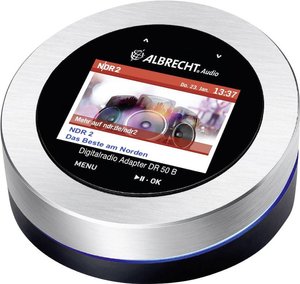 Albrecht DR 50 B, tuner radiowy DAB + / FM z Bluetooth Adapter radia Albrecht DR 50 B DAB, DAB+, UKW