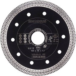 Rhodius 303870 DG15 Tarcza tnąca diamentowa Średnica 125 mm Średnica otworu 22.23 mm płytka ceramiczna, ceramika 1 szt.