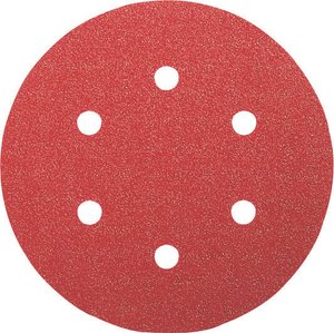 5-częściowy Zestaw arkuszy ściernych do szlifierek mimośrodowych K = 60 Papier ścierny ekscentryczny Bosch Accessories  2609256A30  5 szt.