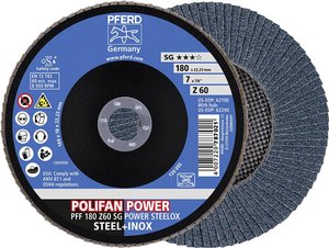Tarcza lamelkowa PFERD Z Sg Power Steelox 67686185 Średnica 180 mm 10 szt.