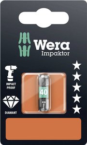 Bit Torx T 40 Wera 867/1 IMP DC SB SiS 05073927001 D 6.3 1 szt.
