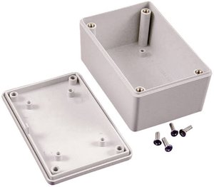 Obudowa uniwersalna Hammond Electronics, ABS, czarny, (D x S x W) 113 x 63 x 32 mm, 1 szt.