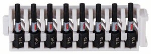 Zestaw bitów do wkrętarek Impact Control, 8 sztuk, z T15, 25 mm  Bosch Accessories 2608522379 2608522379  25 mm