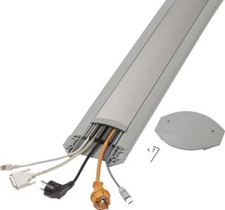 Mostek kablowy Serpa 5.01047.7042, (D x S x W) 1500 x 150 x 17 mm, jasnoszary, aluminiowy, 1 zest.