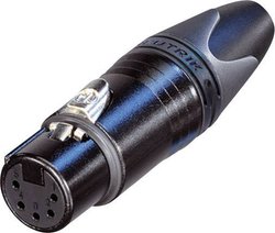 Złącze kablowe XLR 5-pin Neutrik, NC5FXX-B