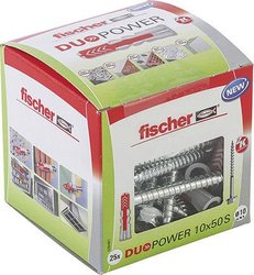 Kołek 2-komponentowy Fischer DUOPOWER 10x50 S LD 535461 10 mm 25 szt.