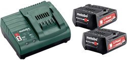 Ładowarka i akumulator do elektronarzędzi Metabo Basic-Set 12V 2 x 2.0 Ah 685300000, Li-Ion, 2 Ah, 12 V