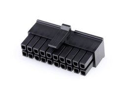 Obudowa złącza pin żeńskiego na kabel Molex MOL Power & Signal Sol. 430252000, piny: 20, 1 szt.
