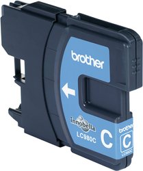 Tusz Brother LC-980C, oryginalny, cyjan