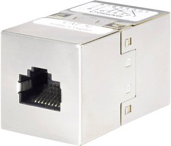 Przejściówka, adapter LAN RJ45 (krosowany) Renkforce RF-4981662 [1x złącze żeńskie RJ45 - 1x złącze żeńskie RJ45]
