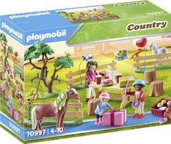 Przyjęcie urodzinowe dla dzieci na farmie kucyków Playmobil 70997 1 szt.