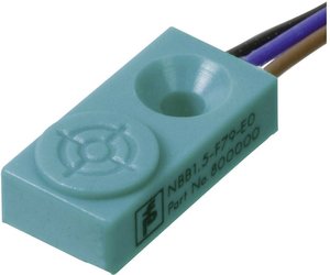 Czujnik zbliżeniowy indukcyjny Pepperl+Fuchs NBB1,5-F79-E2, 8 x 4,7 mm, podtynkowy, PNP