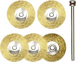 Zestaw szczotek tarczowych mosiężnych Proxxon Micromot 28 962, 5 szt.