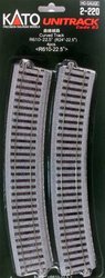 2-220 H0 Kato Unitrack Tor- łuk  22.5 ° 610 mm
