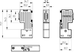 Złącze niekonfekcjonowane czujnika/aktuatora Provertha Provertha I-NET 40-1592132, 1 szt.