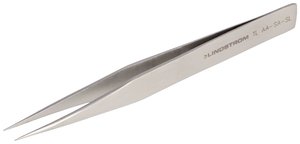Pęsety - styl Boley, cienkie, mocne końcówki, antymagnetyczne, ESD Pęseta precyzyjna Lindström  TL AA-SA-SL 128 mm
