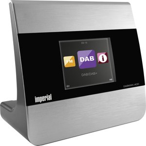 Adapter radia internetowego Imperial DABMAN i400 22-240-00, WiFi, LAN, DAB+, UKW, Internet, srebrny