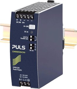Zasilacz na szynę DIN PULS  CP20.242  24 V 20 A 480 W Ilość wyjść:1 x