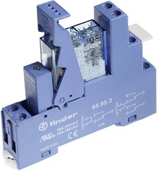 Moduł przekaźnikowy Finder 49.62.9.024.0050 24 V/DC  2 zestyki przełączne  1 szt.