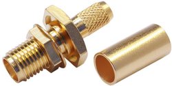 Złącze SMA Telegärtner J01151A1091 J01151A1091 złącze żeńskie do wbudowania 50 Ω 1 szt.