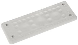 Płyta przelotowa Trelleborg MH-24 F 22-1 LIGHT GREY UL94 V-0 IP65  TPE  Screw 107481B, (D x S x W) 154 x 56 x 19 mm, TPE, 1 szt.
