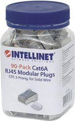 Złącze męskie RJ45 Intellinet 790680, CAT 3, CAT 4, CAT 5, CAT 5e, CAT 6, CAT 6a, piny:8P8C, 90 szt.