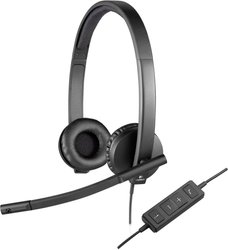 Zestaw słuchawkowy On Ear Logitech H570e 981-000575 Stereo czarny