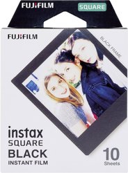 Fujifilm Instax 1x10 Film Kwadratowa Czarna Ramka czarna Film do polaroida Fujifilm Square Black Frame WW 1