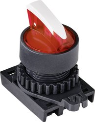 Przełącznik wyboru TRU COMPONENTS S2SRN-L3AR czerwony 1 x 90 ° 1 szt.