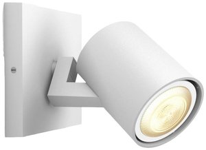 Philips Hue Biały Amb. Ściemniacz Runner Spot 1-skrzydłowy biały 1250 lm Lampa ścienna i sufitowa LED Philips Lighting Runner Hue 5309031P6 5 W