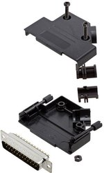 Zestaw listew męskich D-Sub TRU COMPONENTS TCD45PKP25DBPK 7708856, rzędy: 2, styki: 25, 45 °, 1 szt.