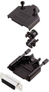 Zestaw listew żeńskich D-Sub TRU COMPONENTS TCDTPKP15DMSK 7708840, rzędy: 2, styki: 15, 180 °, 1 szt.