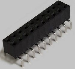 Listwa gniazdowa dwurzędowa z Dual Entry 2x10-biegunowy, prosta, pozłacana, raster 2,54 mm, wysokość 5,0mm, Izolacja nylonowa 9T, bez możliwości oddzielenia BKL Electronic 10122233 Listwa złączy żeńskich (standardowa) 1 szt.