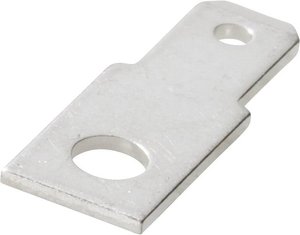 Wsuwka Vogt Verbindungstechnik 381408.67  Szerokość pokrycia: 4.8 mm Grubość pokrycia: 0.8 mm 180 ° Bez izolacji metal 1 szt.