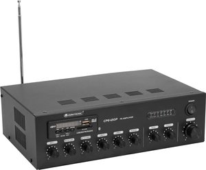 Omnitronic CPE-120P ELA Wzmacniacz ELA 120 W 4-kanałowy 1 strefa