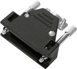 Obudowa złącza D-SUB MH Connectors 2801-0102-01 2801-0102-01, tworzywo sztuczne, 180 °, 1 szt.