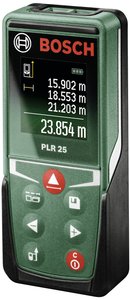 Dalmierz laserowy Bosch Home and Garden PLR 25 0603672500920 Maksymalny pomiar 25 m