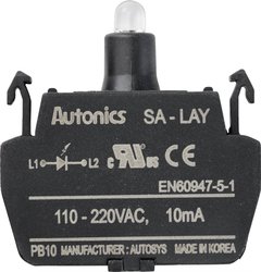 TRU COMPONENTS Typ pojedynczy blok LED / 110 V, 240 V / żółty TRU COMPONENTS SA-LAY Element LED żółty 110 V, 240 V 1 szt.