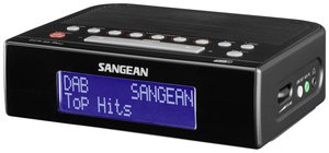 Radiobudzik Sangean DCR-89+ DAB+, UKW funkcja ładowania akumulatora, funkcja budzika czarny